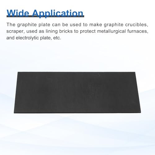 Rectangle Graphite Block Disk Ingot High Purity Graphite 100x50x1mm 5