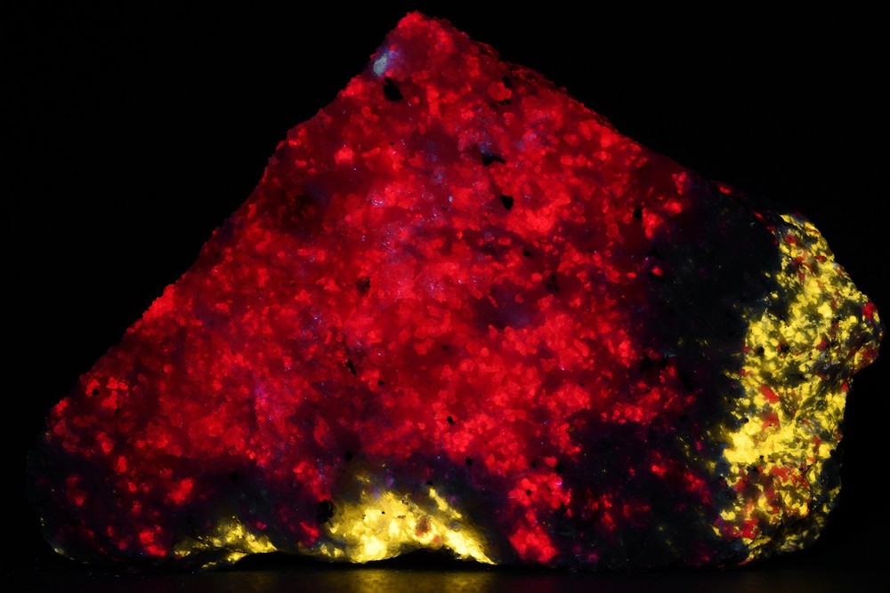 Fluorescent Ruby, Scapolite from China