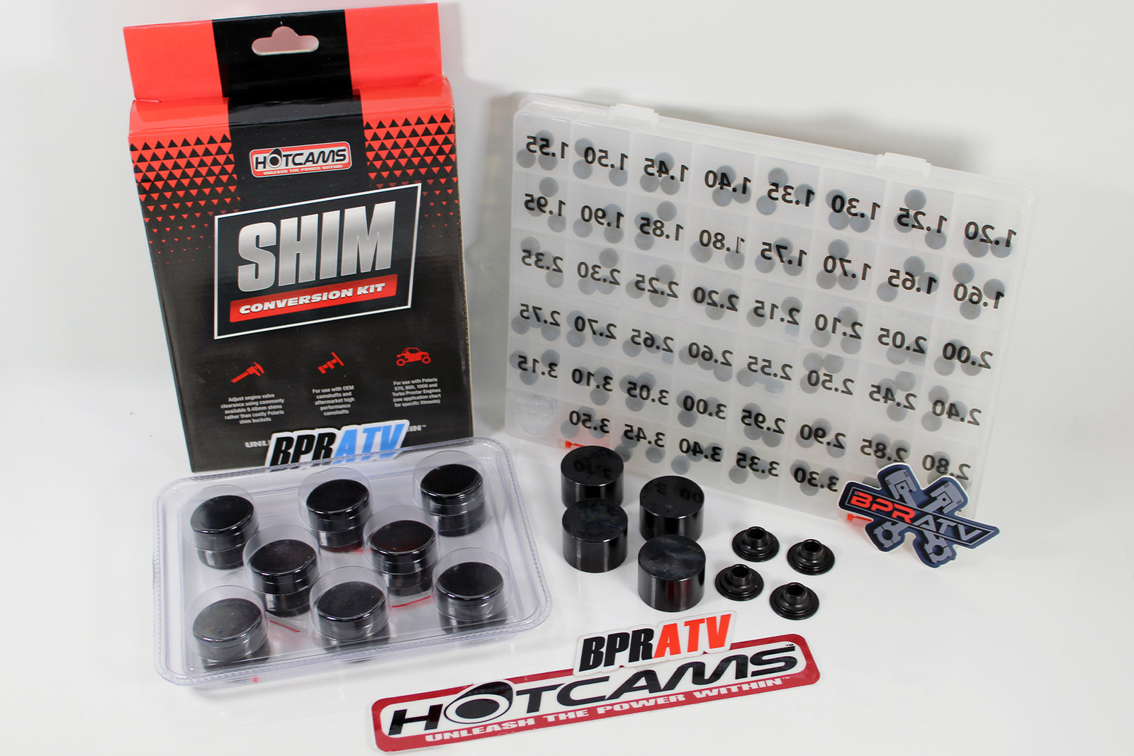 Polaris RZR XP1000 XP4 1000 Hot Cams Valve Shim Conversion Kit +Hotcams Shim Kit