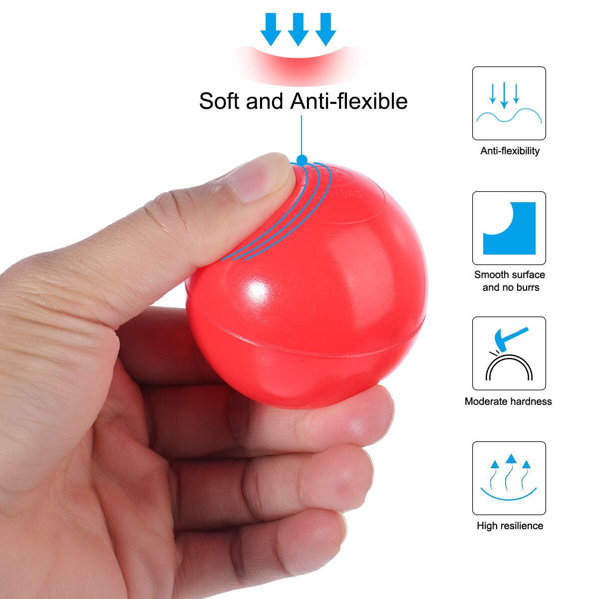 100-500PCS Baby Kids Ocean Ball Pit Balls Play Balls for Swim Pool Playpen Toys