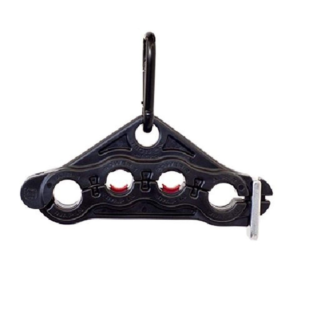 Tectran 9889 4 Hole Clamp (with E Coated Clip) Black