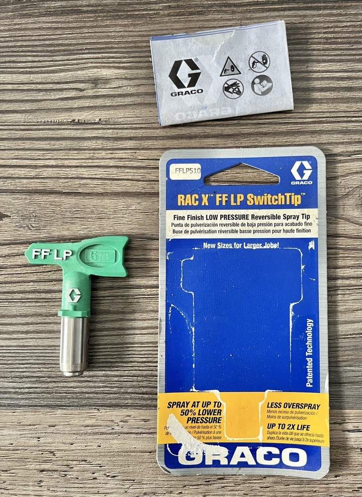 GRACO RAC X FF LP SWITCHTIP TIP ONLY REPLACEMENT SPRAY FINISH HOBBY PART