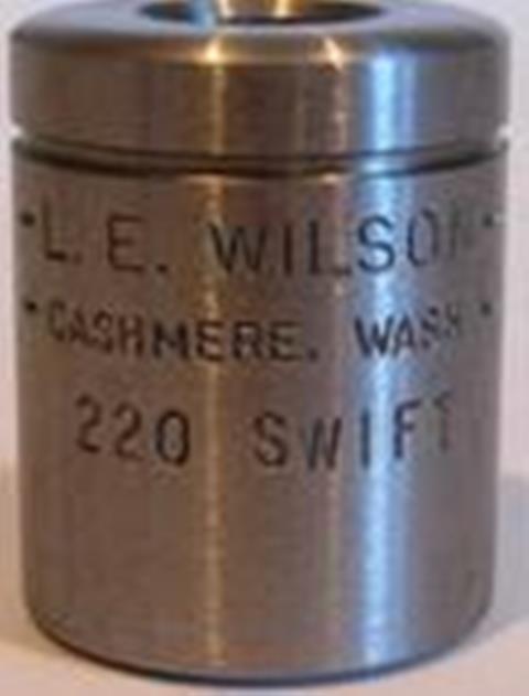 L. E. Wilson Trimmer Case Holder - Standard Magnums Fired Cases