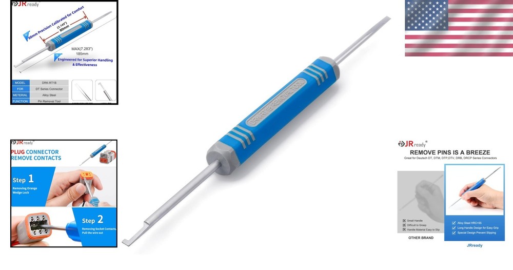 Rugged DRK Pin Removal Tool - Comfortable Grip for Efficient Maintenance