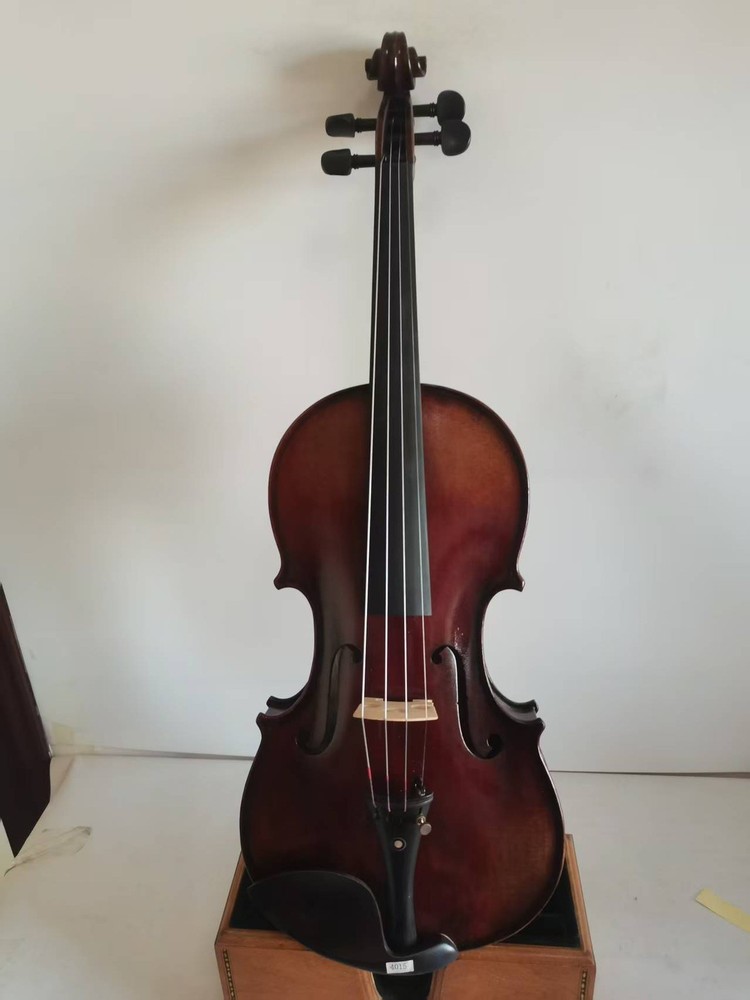 Master 4/4 violin Stradi model 1pc Solid flamed maple back spruce top K4015