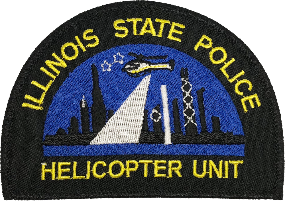 ILLINOIS STATE POLICE SHOULDER PATCH: Helicopter Unit