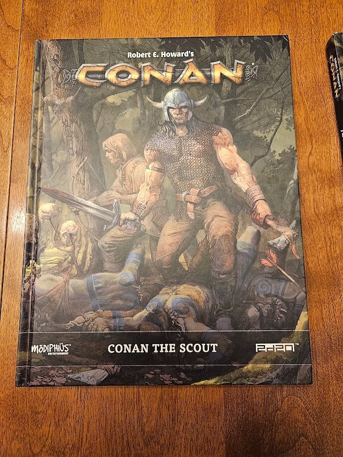 Robert E. Howard's CONAN: Conan The Scout 2d20 RPG Modiphius New Sealed OOP