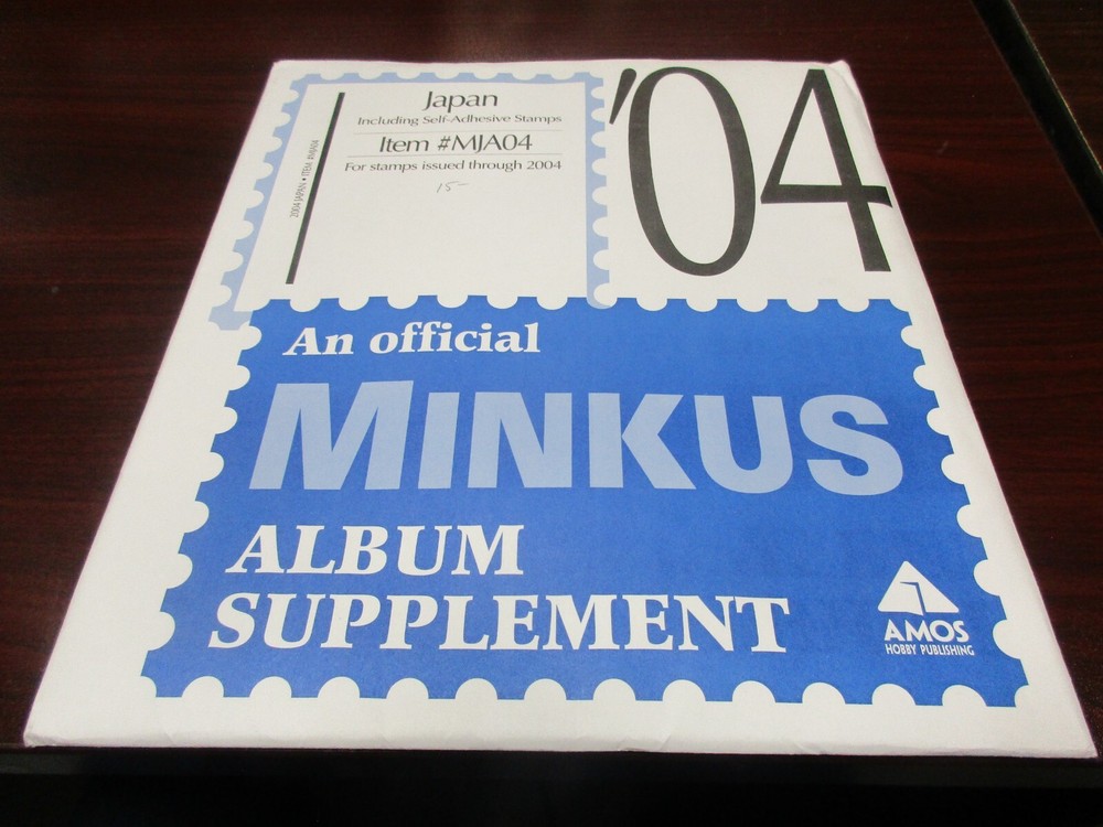 "MINKUS" STAMP ALBUM   SUPPLEMENT  JAPAN  FREE SHP.