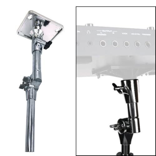 Adjustable Metal Drum Module Mount Plate with Tilting Holder for Electronic Pads