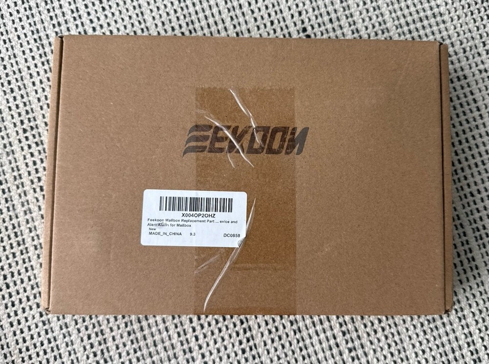 NEW Feekon 2Pk Yellow Mailbox Mail Arrival Notification Alert Indicator Device