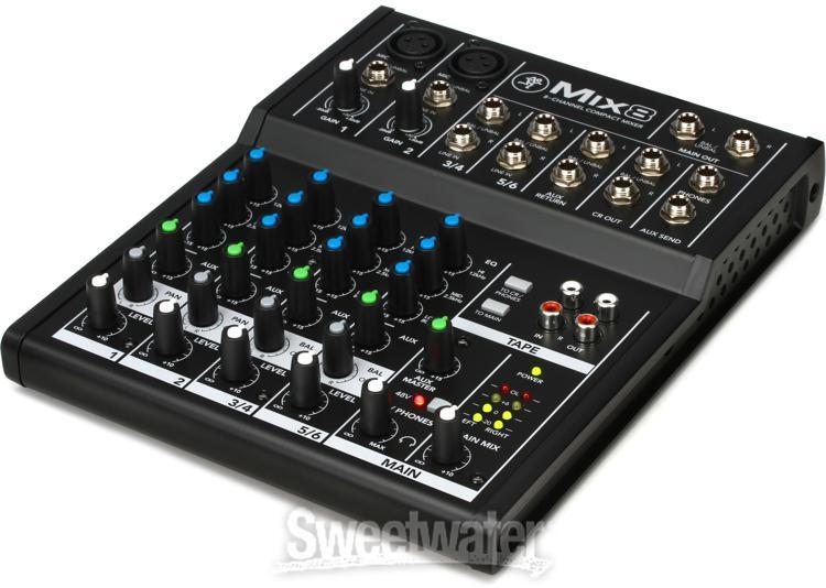 Mackie Mix8 8-channel Compact Mixer