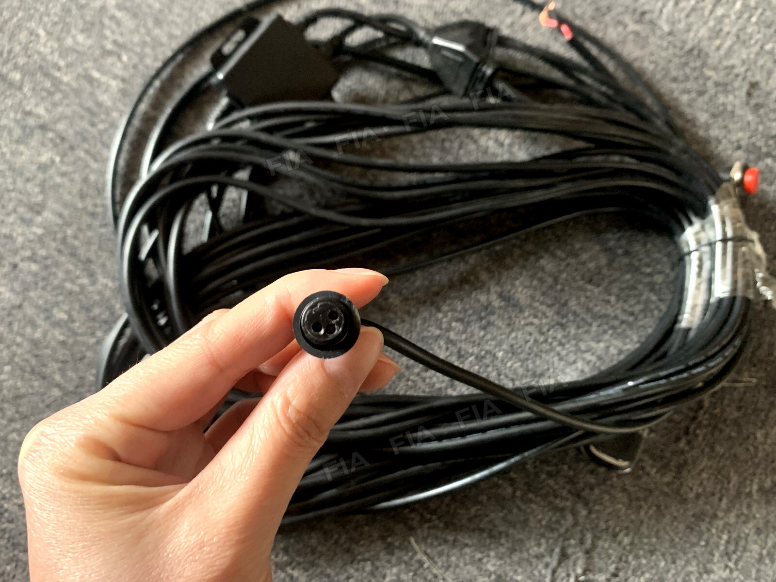 17.5'' Strobe White Yellow Triple Row LED Truck Wheel Ring Lights Button Control