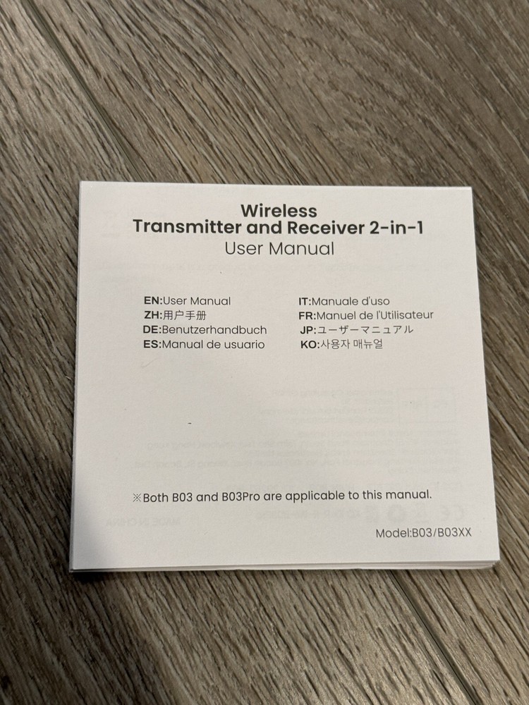 1Mii B03 Bluetooth v5.0 Adapter - Black Open Box Read*