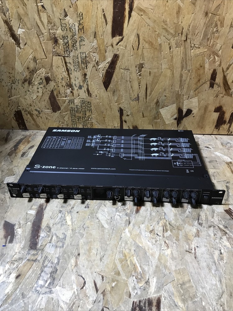 Samson Stereo Mixer 4 input/4 S Zone