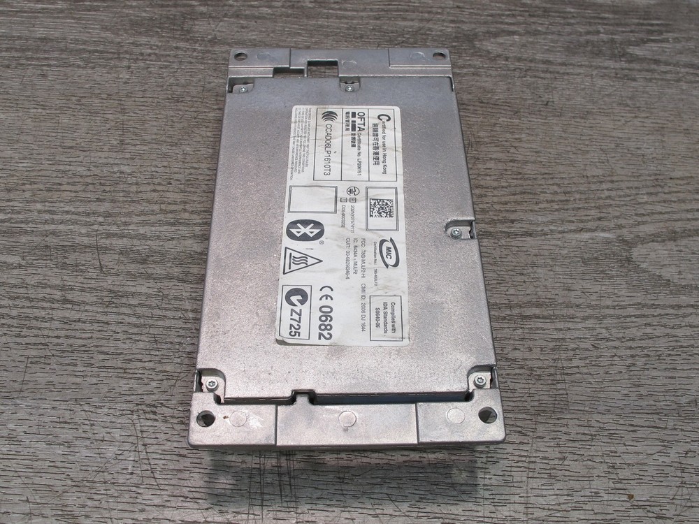 2008 BMW E82 E88 135I BLUETOOTH COMMUNICATION CONTROL MODULE 9187625 OEM