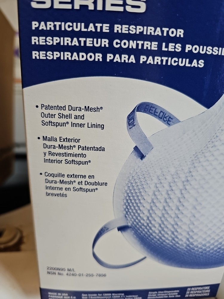 Moldex 2200N95 Particulate Respirator Small 20 Count Per Box