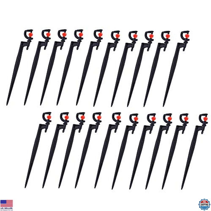 Hztyyier 20-Pack Adjustable 360° G-Type Watering Sprayers - Durable Nozzles