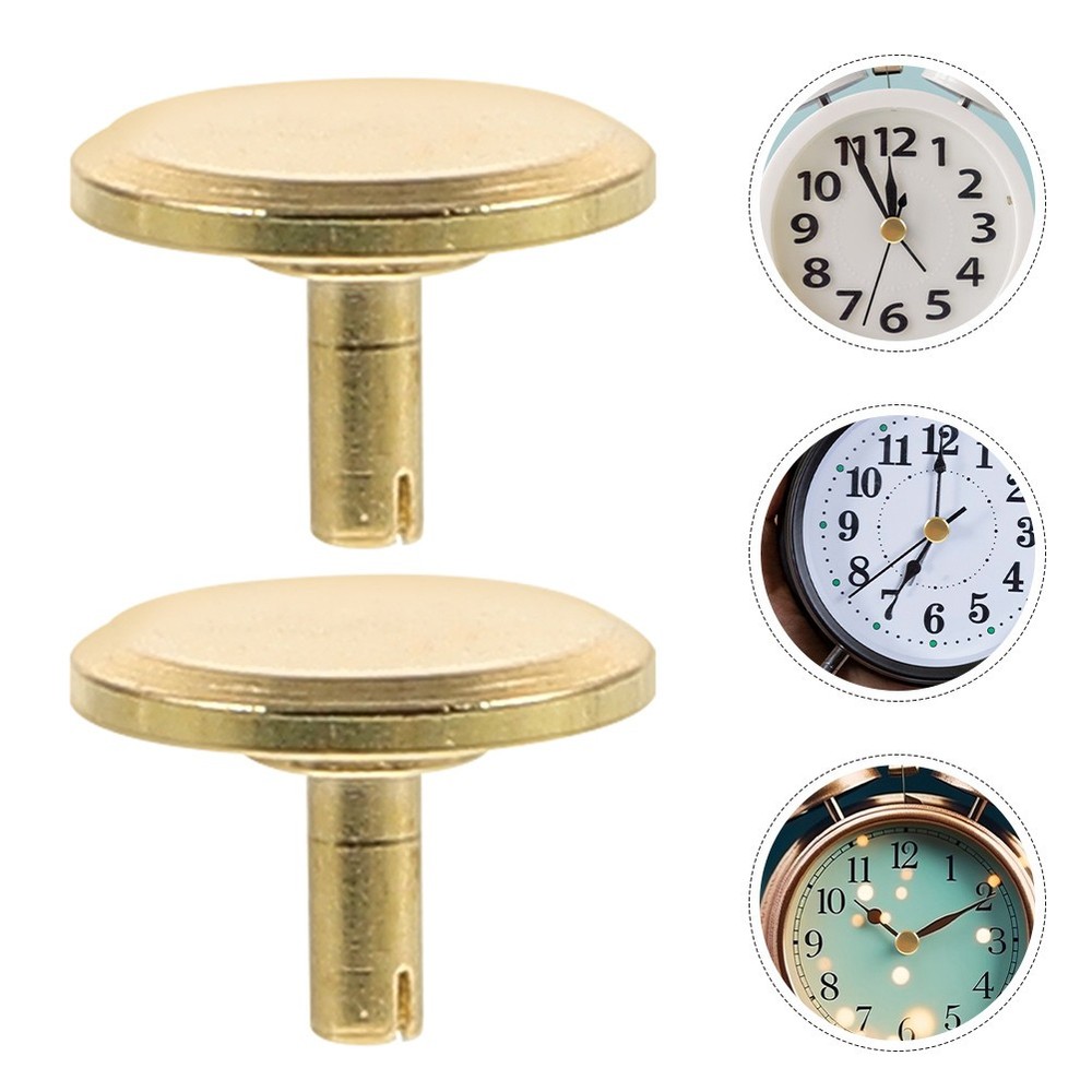 6 Pcs Copper Replacement Clock Caps For Quartz Wall Clock Parts