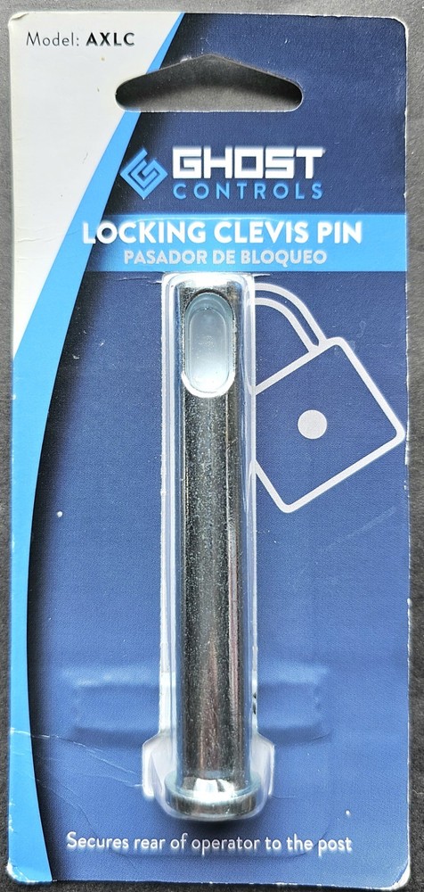 Ghost Controls AXLC Single Automatic Gate Opener Operator Locking Clevis Pin