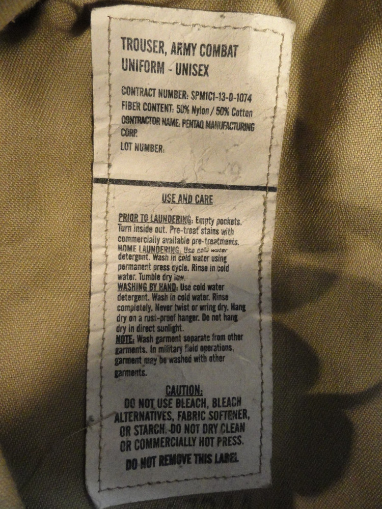 CURRENT ISSUE ARMY USAF AIR FORCE OCP SCORPION UNIFORM PANTS MEDIUM REGULAR