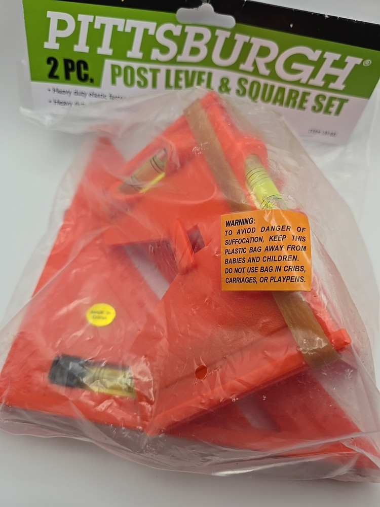 Post Level & Square Set - Pittsburgh Brand Item 39183