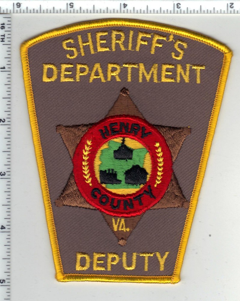 Henry Sheriff's Dept (Virginia) 2nd Issue Shoulder Patch