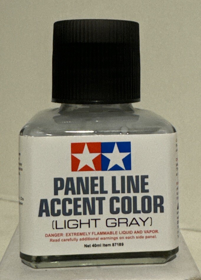 Tamiya Panel Line Accent Color 87189, Light Gray
