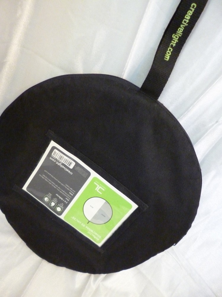 CREATIVE LIGHT 95-CM 38" REFLECTOR SILVER & WHITE MODEL 100842