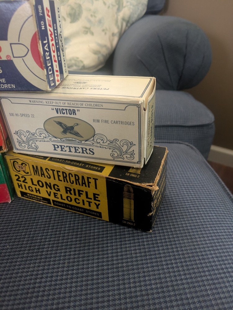 Empty 22 LR Brick Boxes 9 In Total