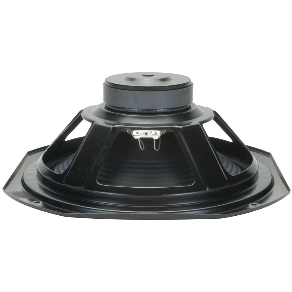 12" Square Frame Paper Cone Woofer Black