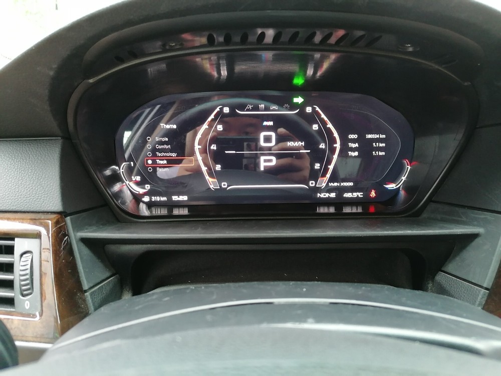 12.3''DigitaI Instrument Cluster For BMW 5 Series E60 E61 E63 E64 M5 Speedometer