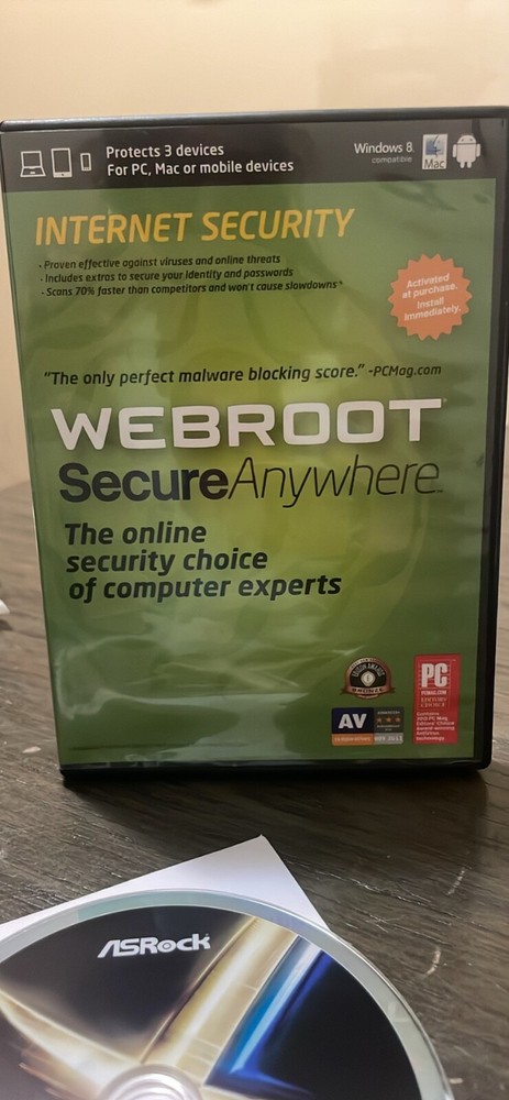 Webroot Software SecureAnywhere Internet Security Plus Protects 3 Devices