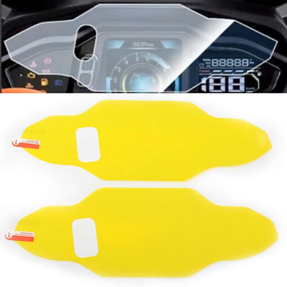 2x Speedometer Screen Film Scratch Clear Protector Sticker Fit SYM MAXSYM TL500