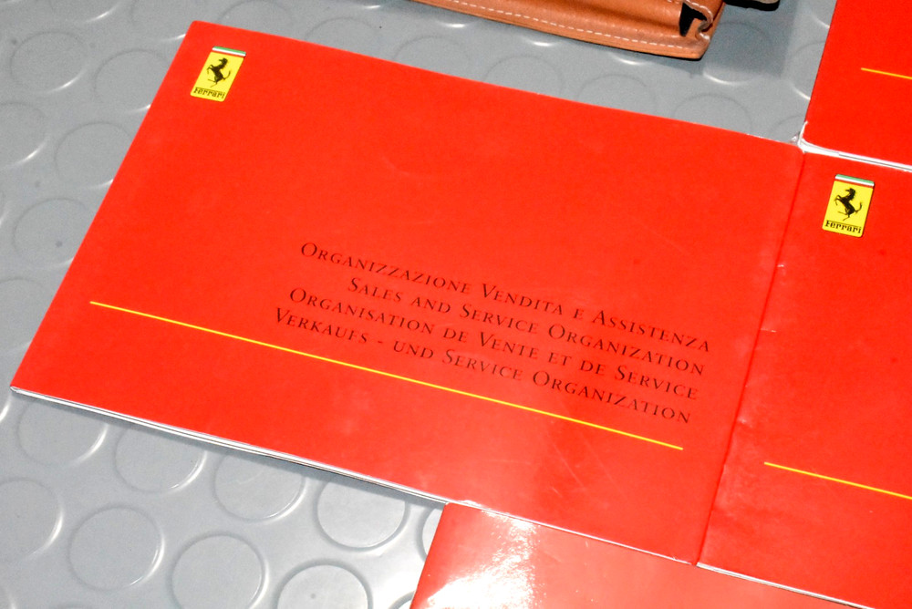 2000 Ferrari 360 Modena Owners Manual - SET
