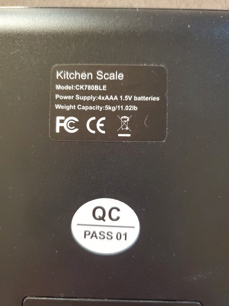 Salonscale Digital Bluetooth Scale App Compatible 1G Accuracy Scale