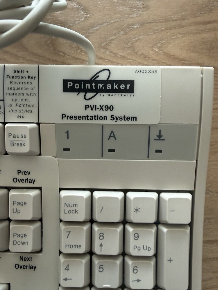 RARE - Boeckeler Instruments Pointmaker PVI-X90D Keyboard - Tested Working