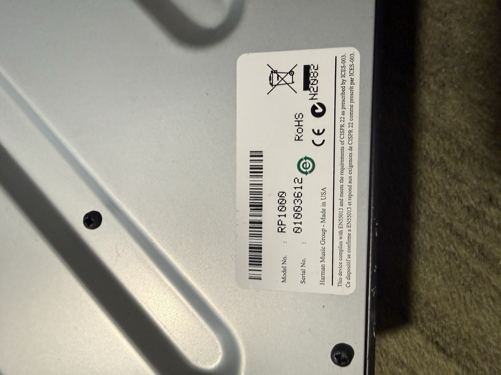 Digitech RP1000 Guitar Effects Processor Used Good Condition