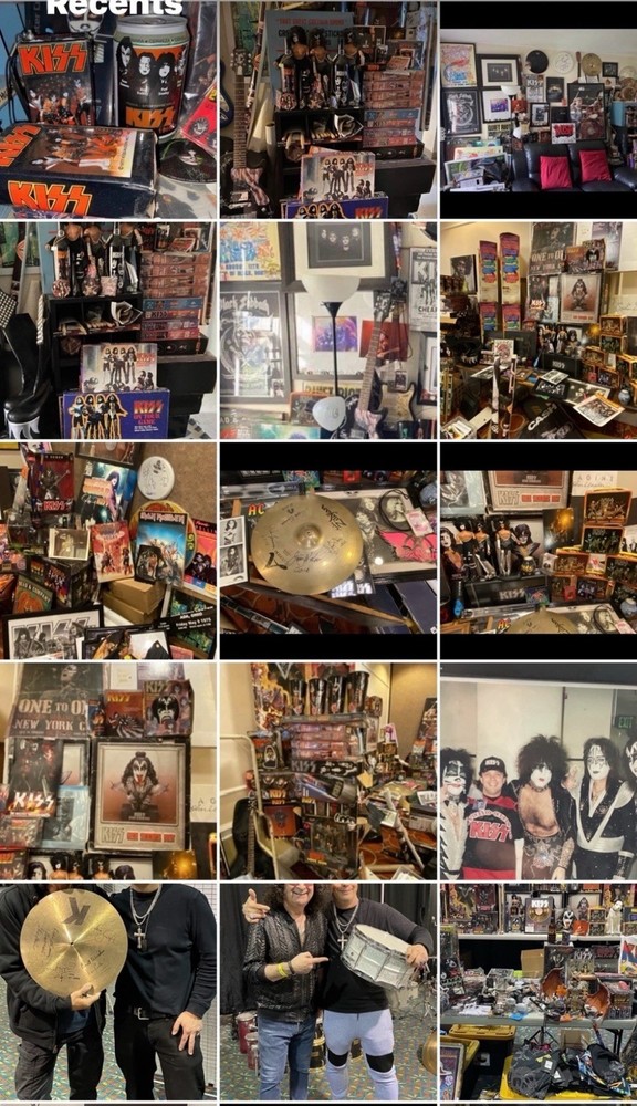 Kiss Rush Journey Black Sabbath Drums Sticks Picks Guitar Album Ozzy Dio Poster