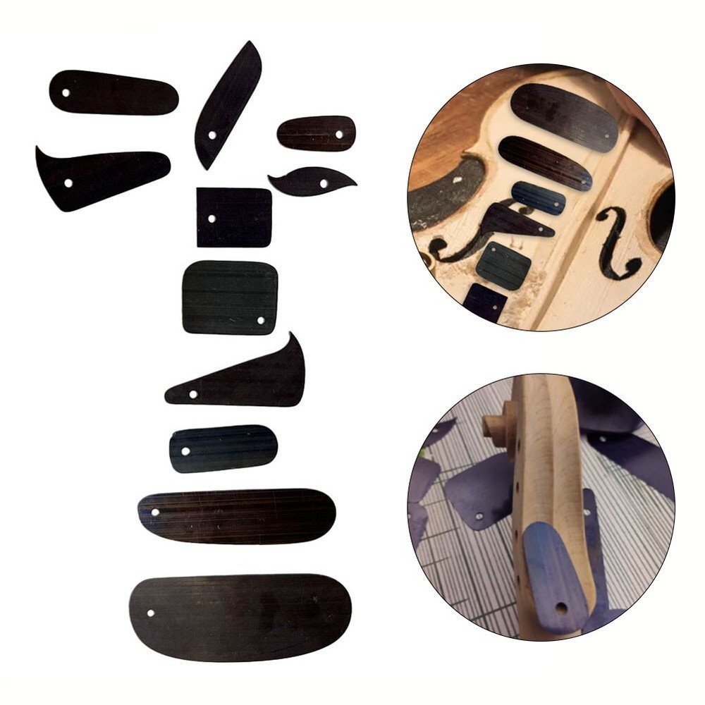 Violin Cello Making Luthier Tools 11PCS Function Scrapering Board-Cutter