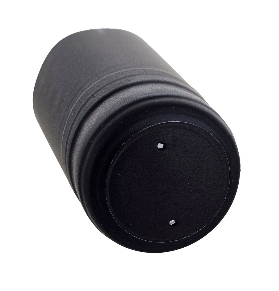 Black Matte PVC Shrink Caps 100 Per Pack