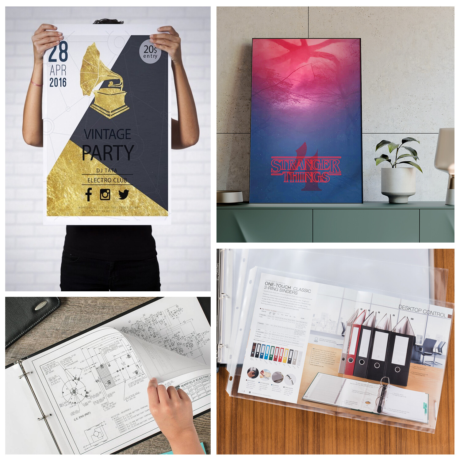 A-SUB Premium Photo Paper 13x19 Glossy 66 lb Waterproof Inkjet Printer A3+ 50 Sh