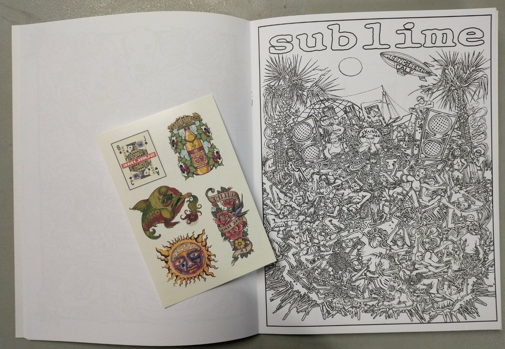 SUBLIME COLORING BOOK