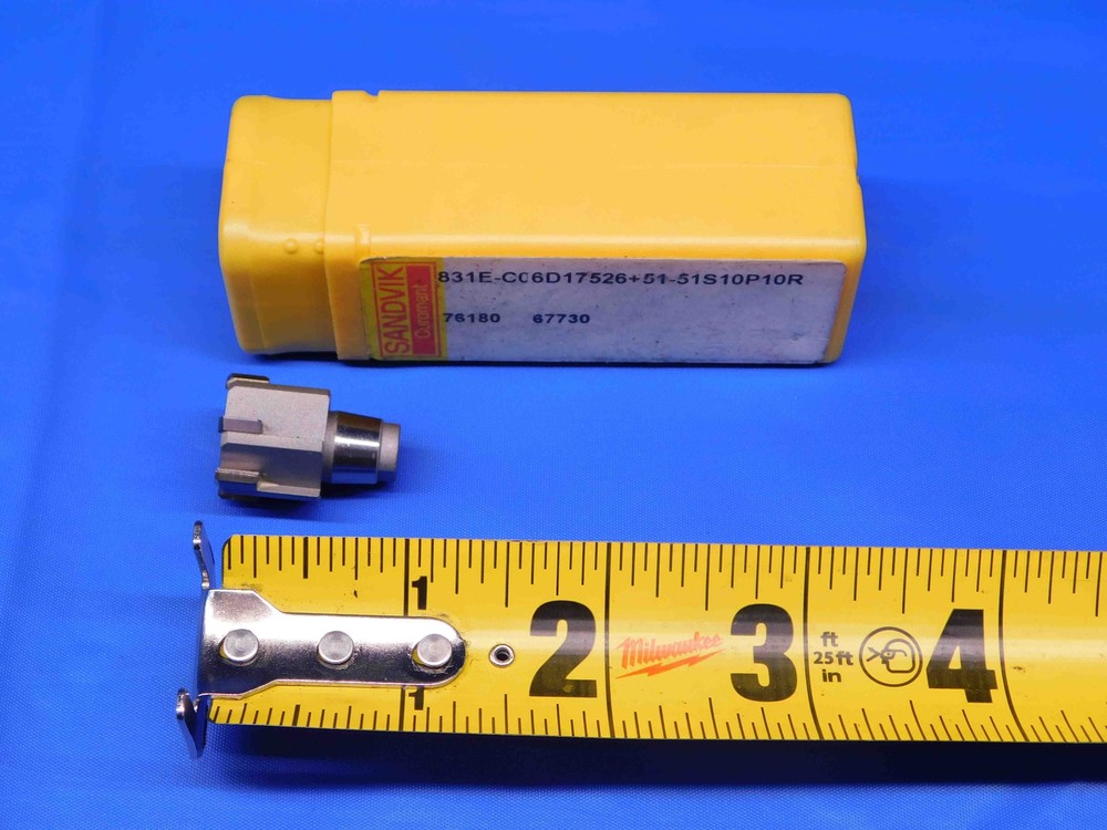 SANDVIK COROREAMER 830 COOLANT THRU REPLACEABLE HEAD 17.526mm O.D. 67730 CNC