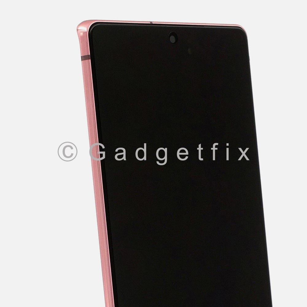 For Samsung Galaxy Note 20 OLED Display LCD Touch Screen Digitizer Frame Bronze