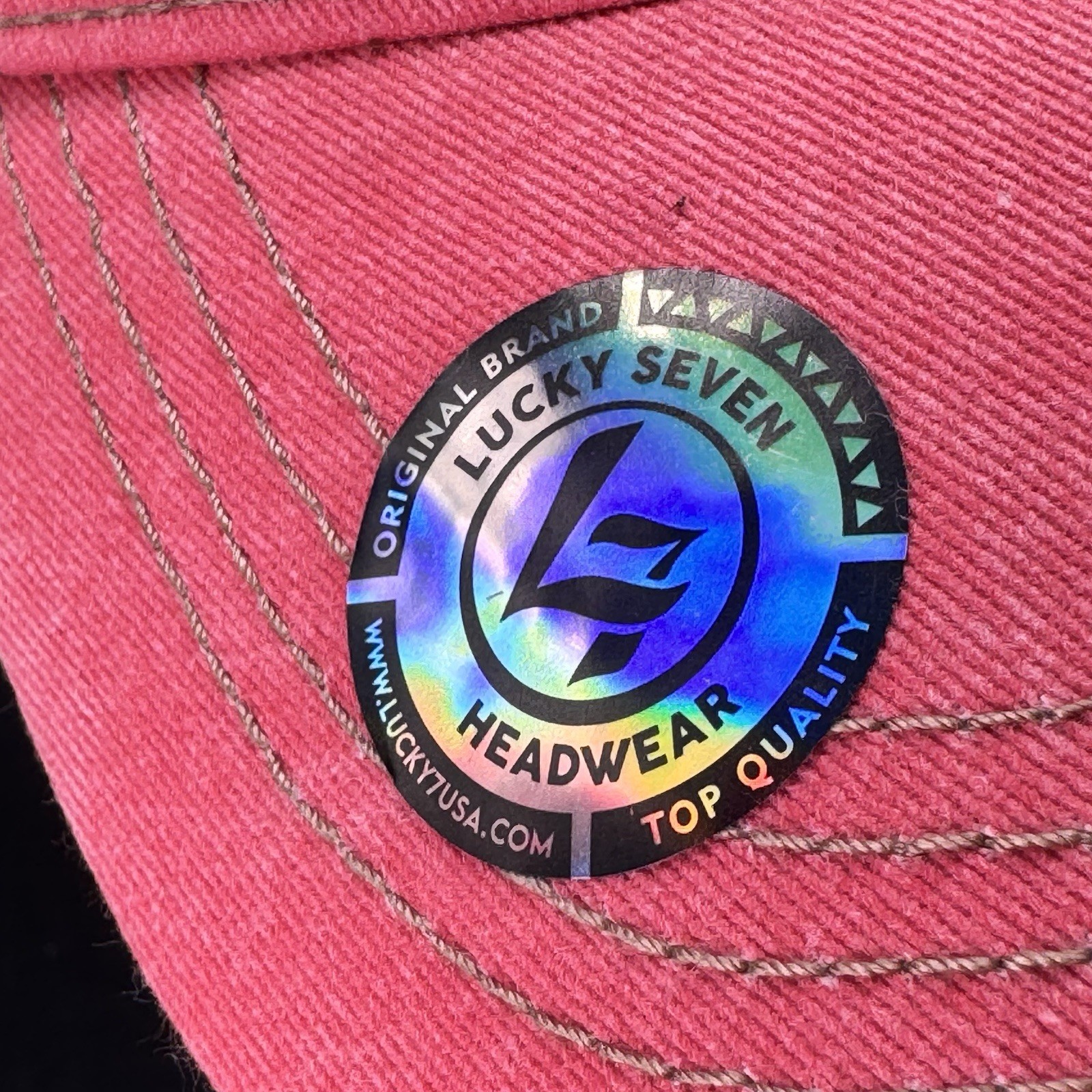 Lucky 7 Headwear Tampa Florida Souvenir Trucker Hat Snapback Meshback Beach NEW