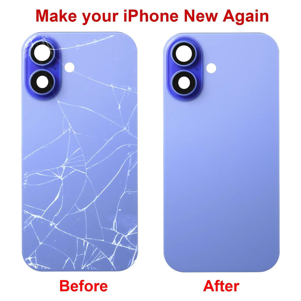 Replacement Rear Back Glass Big Hole For iPhone 17 16 15 14 13 12 11 XS XR X Lot