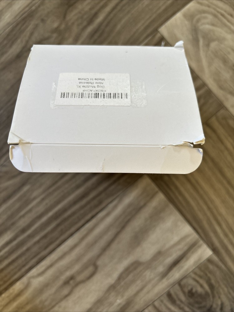 Dog Muzzle XL Breathable Basket Muzzle Black