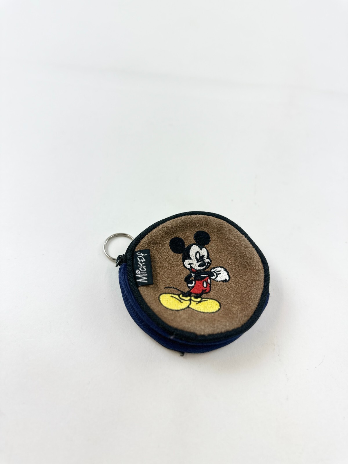 Mickey Mouse Unlimited Coin Purse Fashion Change Multicolor Round Shape Zipper