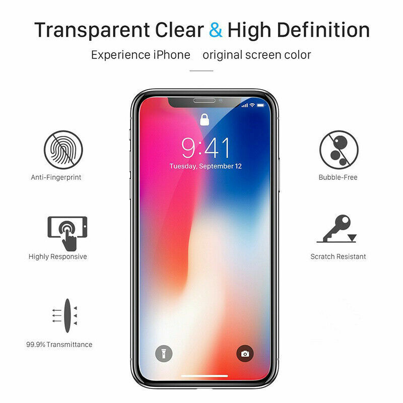 2 Pack Tempered Glass Screen Protector For iPhone 15 Pro Max / 15 Plus /15 Pro