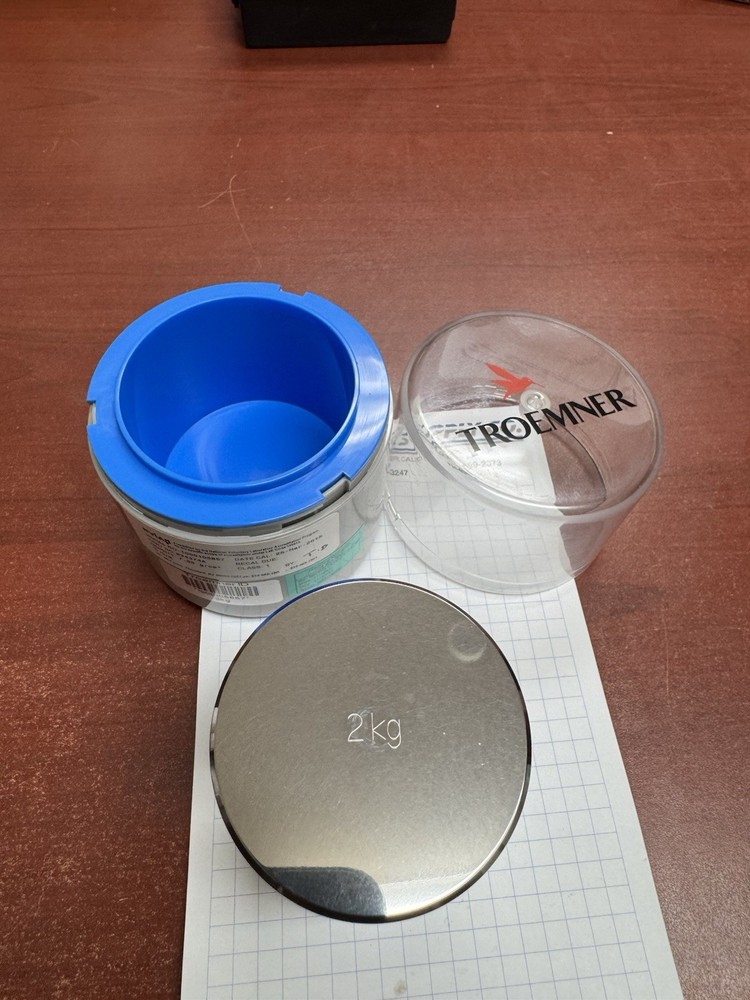 TROEMNER 2kg CLASS 1 Electronic CALIBRATION WEIGHT (Excellent)